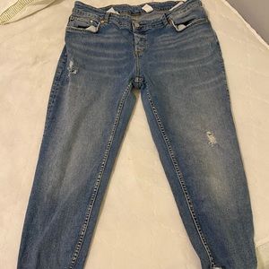 H&M boyfriend jeans - barely worn